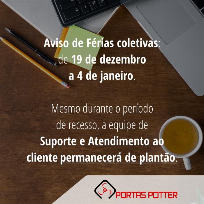 Aviso de Férias: pausa programada e atendimento em regime de plantão