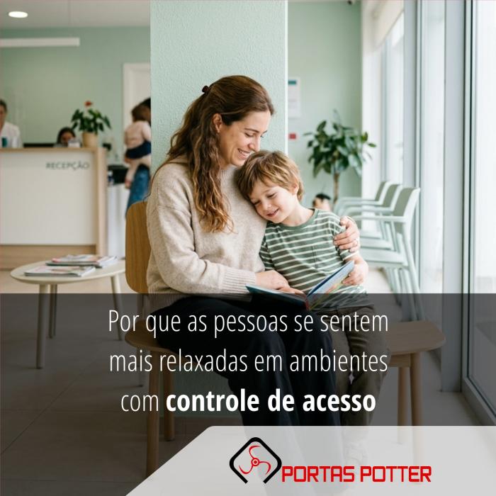 Por que as pessoas se sentem mais relaxadas em ambientes onde o controle de acesso