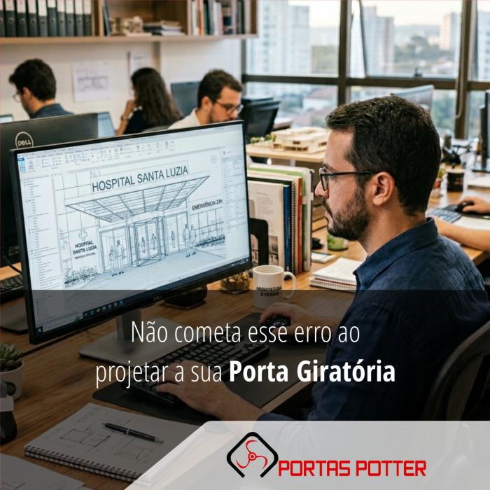 Não cometa esse erro ao projetar a sua porta giratória