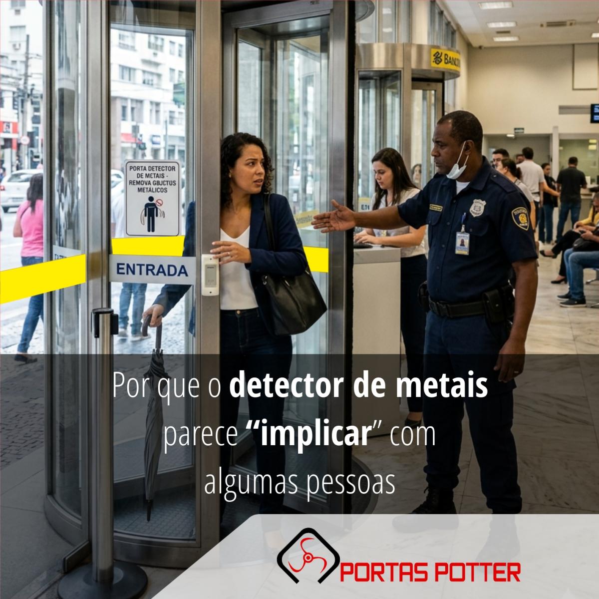 Por que o detector de metais parece implicar com algumas pessoas e ignora outras?