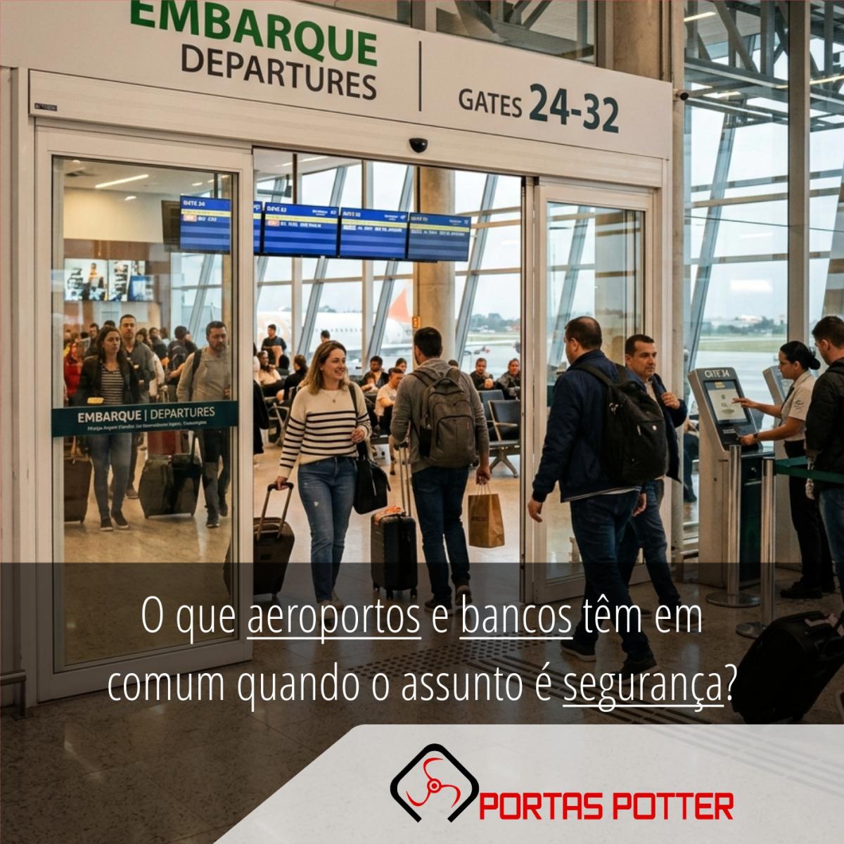 O que aeroportos e bancos têm em comum quando o assunto é segurança?