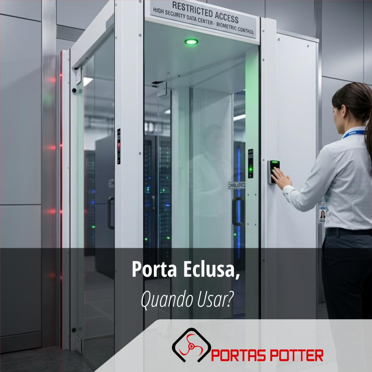 Porta eclusa, quando usar?
