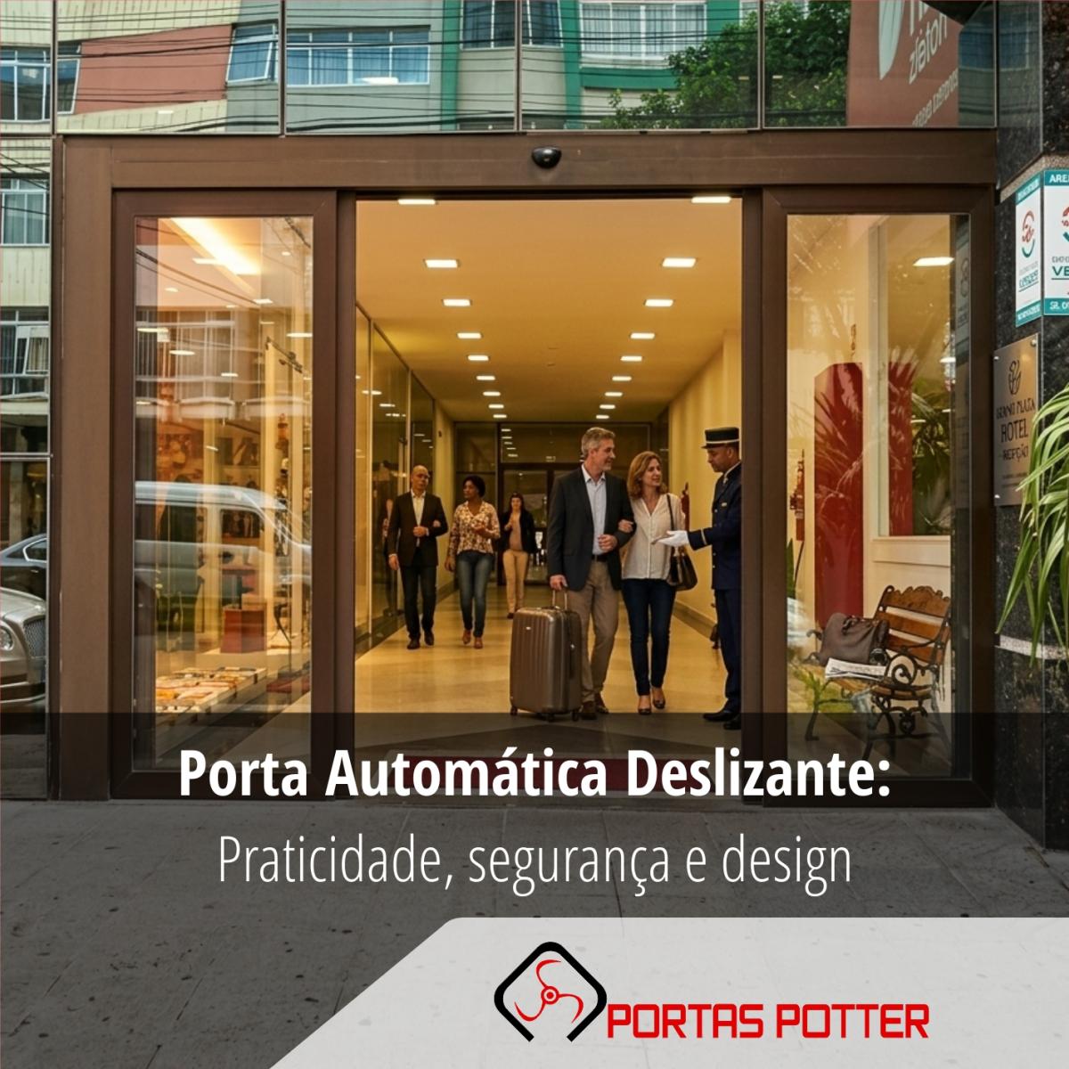 Porta Automática Deslizante: quando o acesso precisa unir praticidade, segurança e design