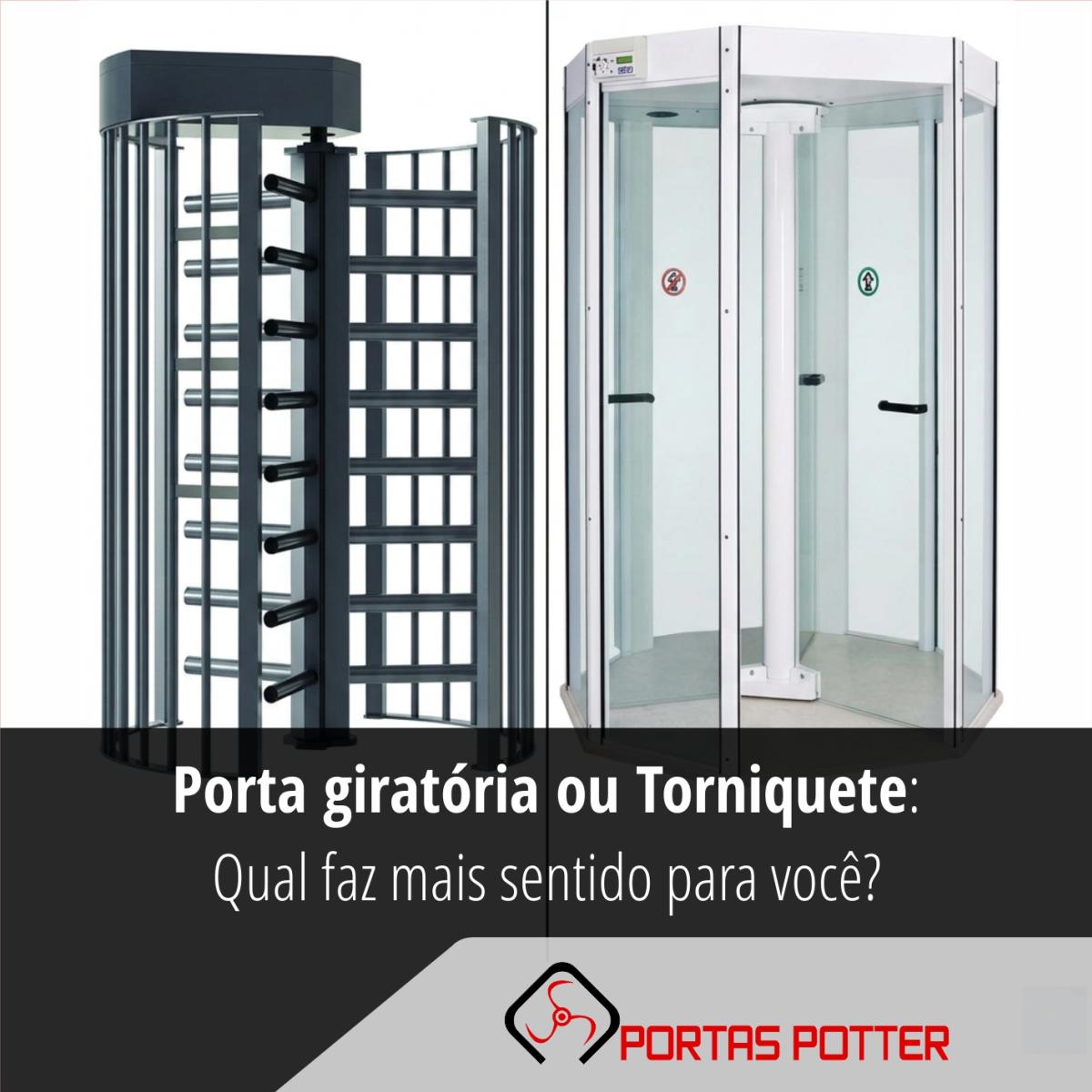 Porta giratória ou torniquete: qual faz mais sentido para o seu projeto?
