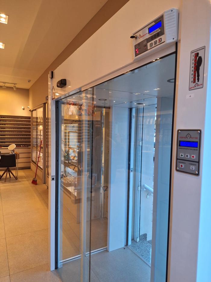Porta Eclusa Automática Deslizante Dx8c