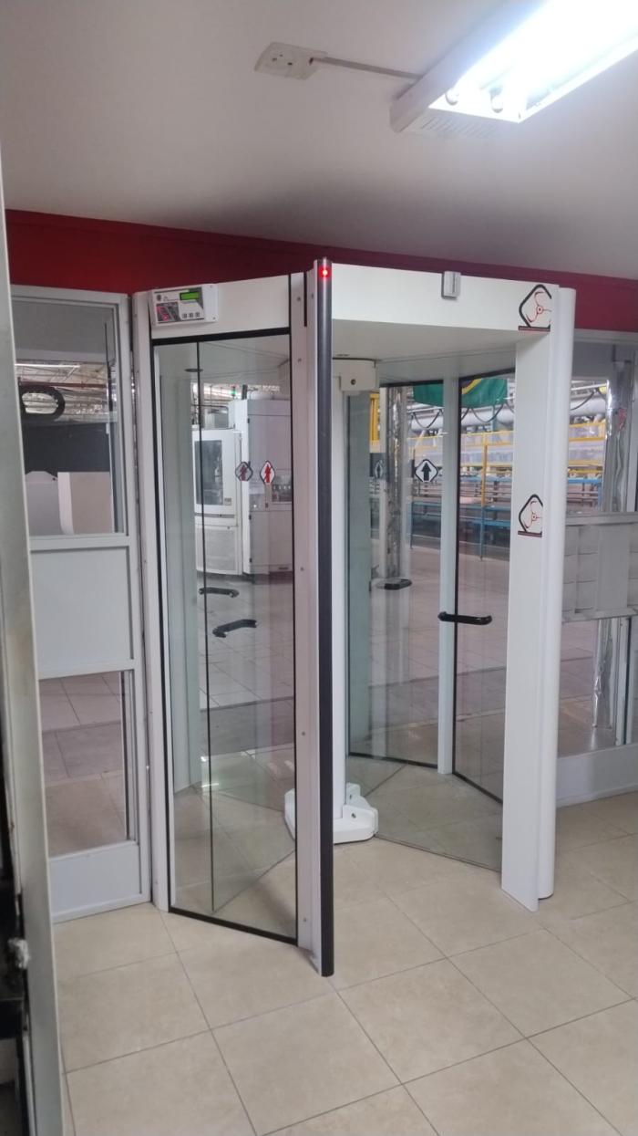 Porta Giratória Octal Dx4s Dupla Detecção
