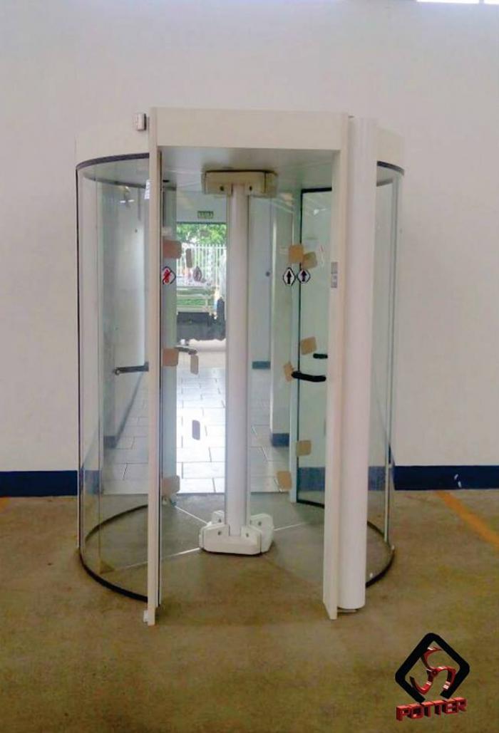 Porta Giratória Redor Dupla Detecção