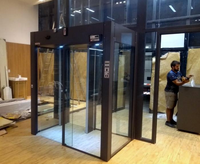 Porta Eclusa Automática Deslizante