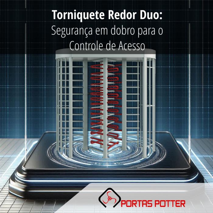 Torniquete Redor Duo: segurança em dobro para o controle de acesso
