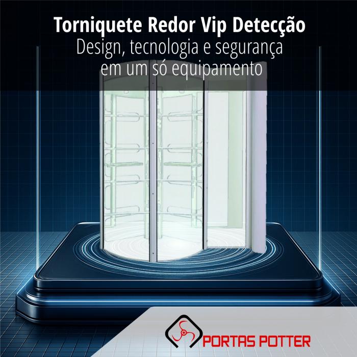 Torniquete Redor Vip Detecção: design, tecnologia e segurança em um só equipamento