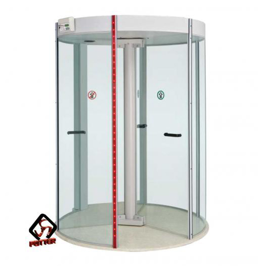 Porta giratória com detector de metais Redor 
